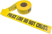Crime Scene Barricade Tape, 1000 ft (Police Line Do Not Cross)