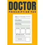 DOCTOR PRESCRIPTION PAD: DOCTORS PATIENT PRESCRIPTION RX PAD PAPER