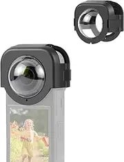 Lens Protector for Insta360 X4, XICEN Optical Glass Lens Guard Protective Cover for Insta 360 X4 Removable Waterproof & Anti-Scratch Camera Cap Accessories (GLASS)