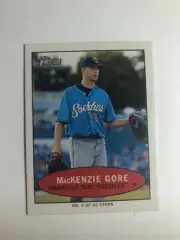 2020 Topps Heritage Minor League Bazooka Minis MacKenzie Gore Sod Poodles 4