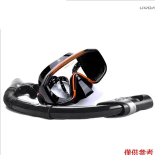 [新品上市]專業矽膠水肺潛水呼吸管套裝用於游泳潛水呼吸管水上運動浮潛設備[26]