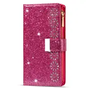 Bling PU Leather Wallet Case For Xiaomi Redmi Note 9Pro Card Slot Cover