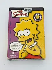 The Simpsons Trading Card Game Lisa Theme Deck 2003 Wizards of the Coast TCG