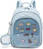 [CHERRY SAUCE] Kawaii Backpack PU Leather Ita Bag Aesthetic Cute Purse Pin Display