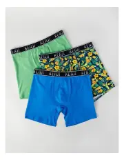 [Kenji] 3 Pack Fashion Trunks Fruitathon in Assorted