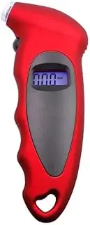AIMALL Digital LCD Tyre Air Pressure Tester, Auto Truck Motorcycle Tire Gauge with Lighted Nozzle, Ergonomic Design for Accurate Pressure Measurement