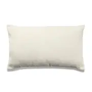 Cream Rectangular With Feather Down Insert Pillow