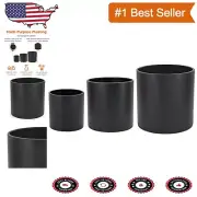 Versatile Ceramic Planter Set for Herbs & Succulents - 6, 8, 10 Inch Sizes