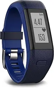 [Garmin] 010-01955-35 Vivosmart HR Plus - Ww, Blue, Extra Large