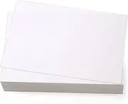 Joyberg 60 Pack 5x7 Cardstock Paper, White Blank 250GSM Thick Paper, Blank Heavy Weight 90 lb Cardstock, Printing Paper for Making Invitations, Announcements, Photos, Postcards so on