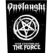 Onslaught The Force 30th Anniversary Back Patch Officl Thrash Metal Backpatch