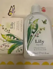 Crabtree Evelyn Lily Body lotion & Body Soap Duo set NIB