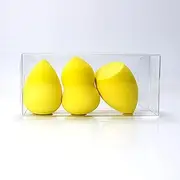 Namzi Beauty Sponge Set 9 Pack, Makeup Blender Sponge For Liquid & Cream Makeup, Buildable Coverage, Foundation Sponge For Natural Base, Latex-Free Foam ，Yellow A41