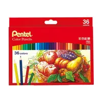 在飛比找momo購物網優惠-【Pentel 飛龍】彩色鉛筆 36色 /盒 CB8-36T