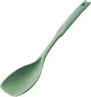 Hemasa Silicone Spoon Multi-use Comfortable Non-slip Round Handle Large Cooking Utensils Mixing Spoon Green