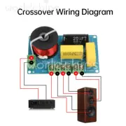200W 3 Way HiFi Speaker Frequency Divider 800Hz~6000Hz DIY Speakers Filter
