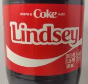 Share A Coke With Lindsey 2025 Personalized Gift Coca Cola Bottle