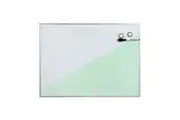 Quartet Geo Magnetic Board 59x43cm Dry-Erase Whiteboard w Marker Magnets Teal