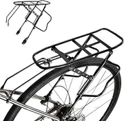 Bike Rear Harvest, Bike Rear Basket | Stable Waterproof Rear Bike | Carrier Touring Rust Proof Anti- for Women Men Adults Long Distance Driving
