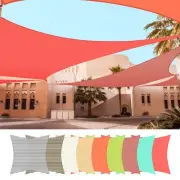 18'x18' Square Sun Shade Sail UV Block Top Canopy Cover Garden Pool Outdoor