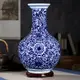 花瓶擺件景德鎮青花瓷陶瓷客廳中式裝飾綠蘿插花瓷器花器復古瓷瓶