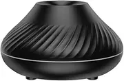 AIMALL Flame Essential Oil Diffuser – Ultrasonic Aromatherapy Air Humidifier with 130ml Water Tank, Volcano Flame Effect, USB Power, Auto Shut-Off, for Home & Yoga