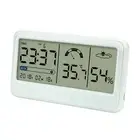 Accurate Temperature Room Humidity Meter Digital Clock LCD Thermometer