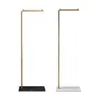 Coat Rack Stand L Shaped Stable Metal Coat Rack for Scarves Entryway Coats