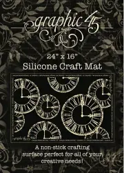 Graphic45 24"x16" SILICONE CRAFT MAT scrapbooking NON-STICK HEAT RESISTANT