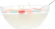 SOESFOUFU Flameless Floating Cereal Bowl Candle Oatmeal Shaped Scented Candle Decorative Food Model