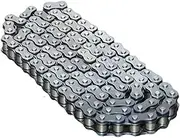 KGKMTHPHZG 0.5/1/1.5/5/10Meters 04C-1 Roller Chain Pitch 6.35mm Carbon Steel Drive Chain Joints Industrial Transmission Single Row Chain(1.5Meters)