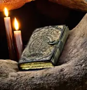 Blank Spell Book of Shadows Tree of Life Vintage Leather Grimoire junk journal
