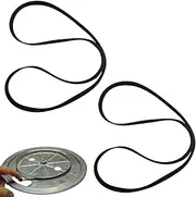 YHIJSR Pack of 2 Belt Drive Belts Turntable Rubber Band Phonograph Replacement Belt for Turntable Straps Turntable Recorder Straps Parts Turntable Belt 270mm