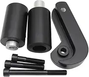 Motorcycle Parts No Cut Frame Sliders Crash Falling Protection for Suzuki GSXR600 GSXR750 GSXR 600 750 2006 2007 2008 2009 Engine Cowling (Color : Black1)