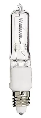 Satco S3165 Halogen T3 E11 35W Clear 120V 2900K Warm White Dimmable 100 CRI 380L