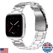 Wearlizer Stainless Steel Band Compatible for Fitbit Versa/Versa 2/Versa Lite