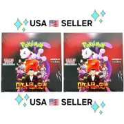 2x[TWO] POKEMON THE GLORY OF TEAM ROCKET BOOSTER BOX JP SV10 w/ Shrink USA~