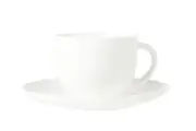 Tea Cup and Saucer (White) - 175mL