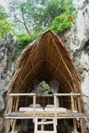 科隆小屋套房 - 6平方公尺/0間專用衛浴Remote Coron Beach Huts