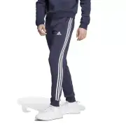 Men's adidas Essentials Fleece 3-Stripes Tapered Cuff Pants Legend Ink 2XL
