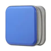 CD Case, 48 Capacity Hard Plastic DVD Case Portable Zipper CD Case Holder Lar...
