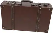 Vaguelly Retro Style Suitcase Vintage Trunk for Store Display Portable Storage Case