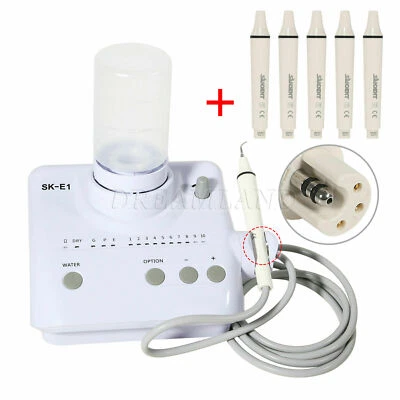 Self-water Supply Ultrasonic Piezo Scaler Tips 2 Bottles f/ EMS + 5*Handpiece ST
