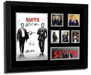 SUITS TV SHOW GABRIEL MACHT CAST SIGNED LIMITED EDITION FRAMED MEMORABILIA