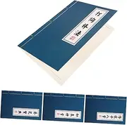 Milisten Retro Stationery 4pcs Vintage Cover Notebooks College Ruled Paper Men's Notebook for Work Diary Books