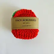 Set of 6 HANDMADE Face Scrubbie Reusable Sponge Facial Exfoliation Skin Care #3