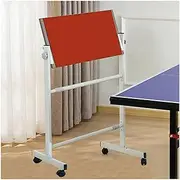 Ping Pong Return Board Trainer,Tabletop/Floor Mounted Table Tennis Training Device,Angle Adjustable,Indoor/Outdoor School Gym