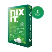 NIXIT Nicotine Lozenge 2mg ( 30 lozenges pack ) Frost Mint & Free Shipping usa