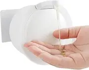 Wall Mounted Soap Dispenser | Touchless Wall Mounted Soap Dispenser - Refillable Manual Liquid Container No Drill Pump Dispenser for Kitchen & Bathroom