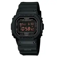 在飛比找ETMall東森購物網優惠-【CASIO 卡西歐】G-SHOCK系列 軍事風格炫黑方形電